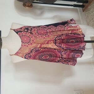 Navy and pink large tank top